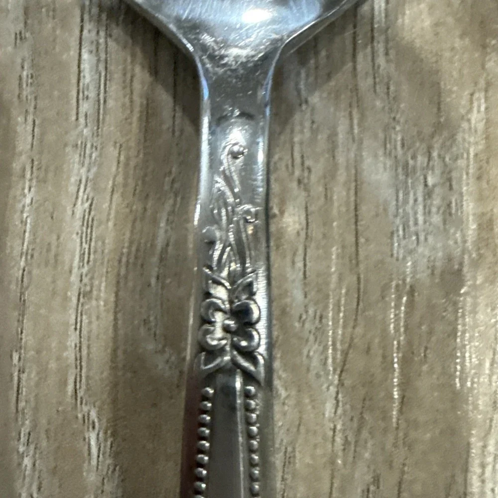 5pc Serving Pieces Vanity Stainless‎ Beaded Outline Stanley Roberts